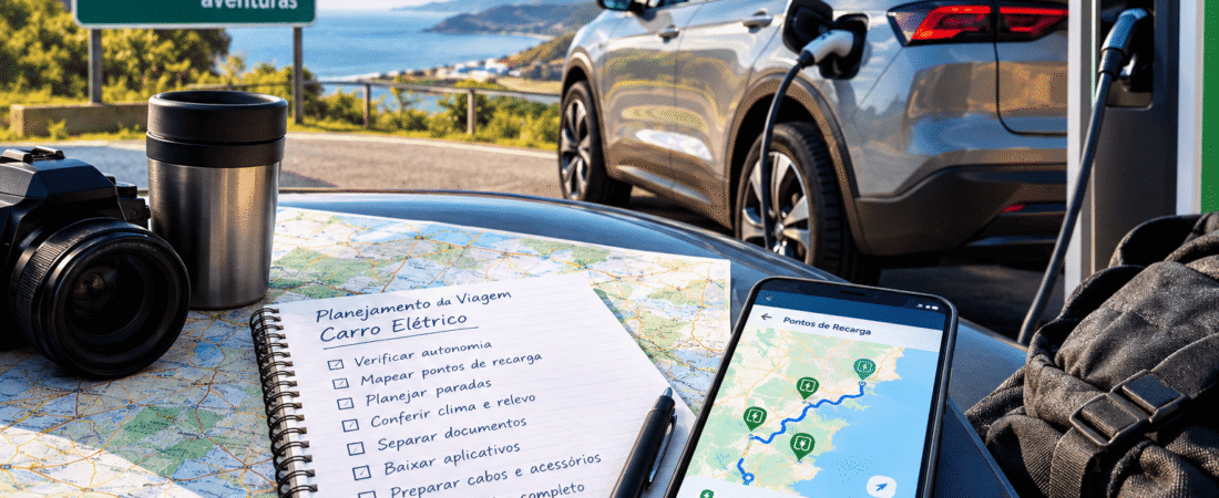 Planejar Viagem de Carro Elétrico: 9 Passos Para Viajar Sem Perder Tempo
